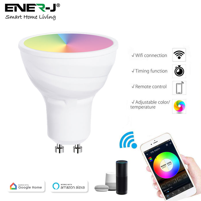 Ener J Smart WiFi 5W GU10 LED Spotlight
