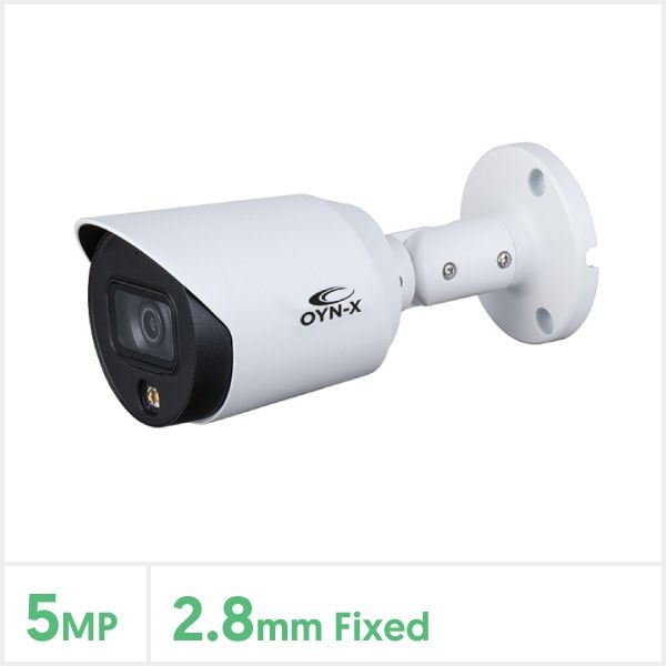 Eagle 5MP Fixed Lens Starlight HDCVI Full Colour Bullet Camera -White