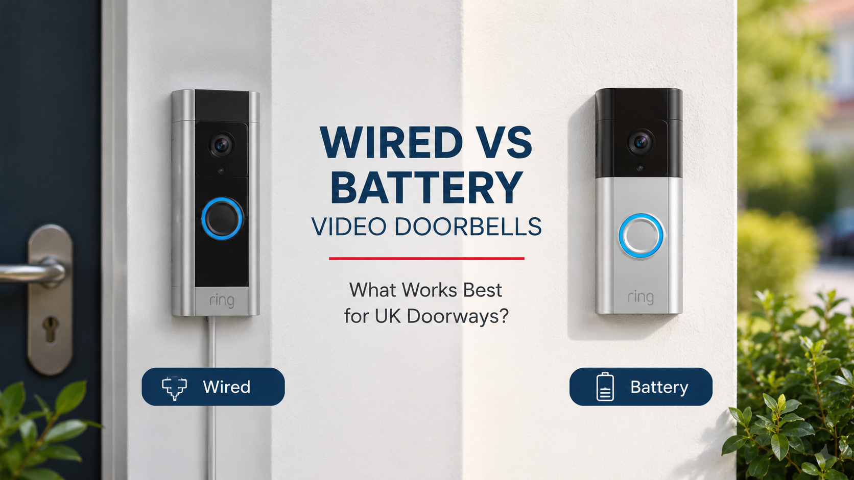 Wired vs Battery Video Doorbells: What Works Best for UK Doorways?