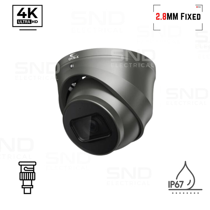 Eagle 4K/8MP Fixed Lens HDCVI IR Turret Camera