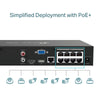 TP-Link VIGI NVR1008H-8MP – 8 Channel PoE+ Network Video Recorder | 4K HDMI, H.265+, ONVIF
