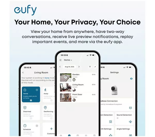 Eufy C31 2K Smart Video Doorbell with Chime – Black