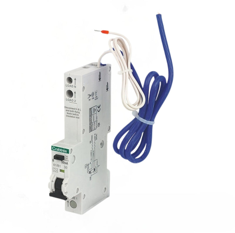 Crabtree Starbreaker 61/B14030 40A Type B Long RCBO 230V 30mA Type A