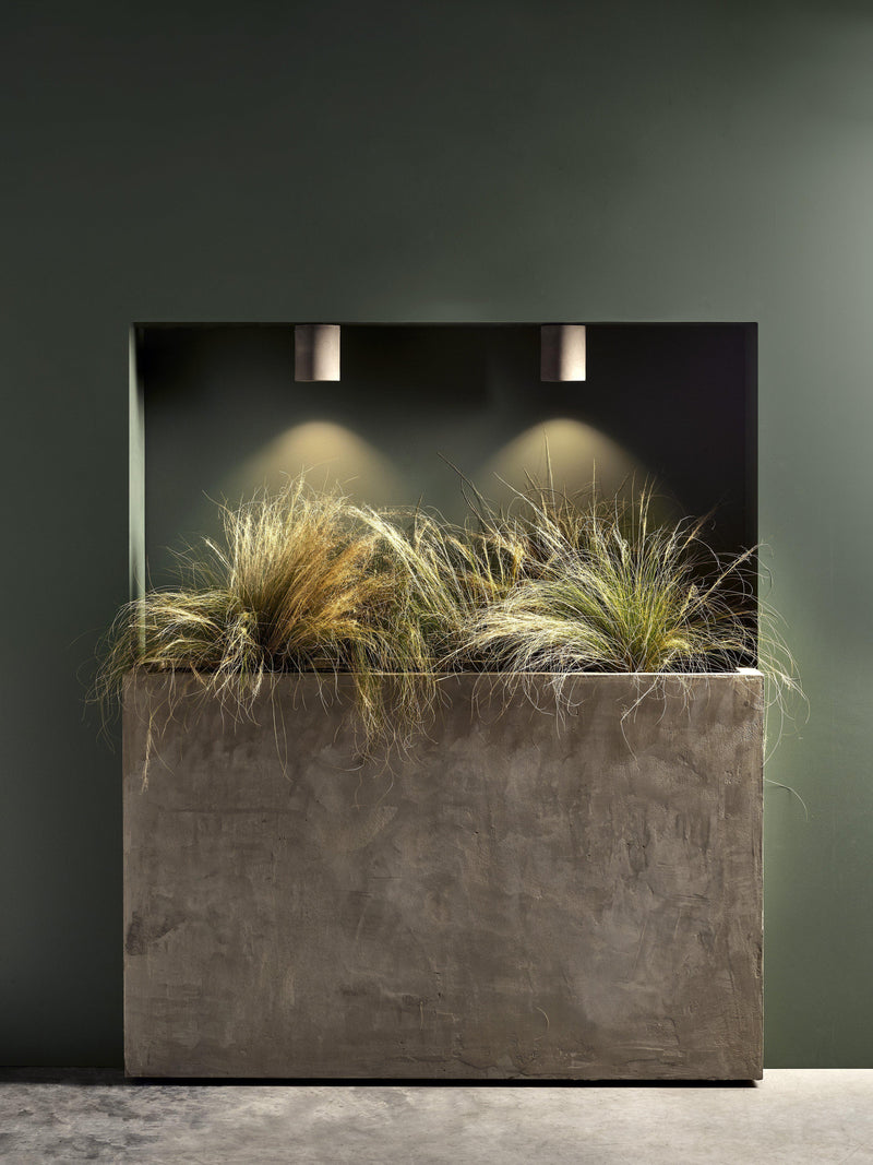 1326015 Kos Square Outdoor Flush Light Concrete