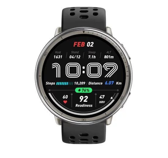 Amazfit Active 2 (Round) Black Sport Silicone