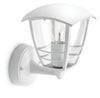 Philips Creek 1x60W 230V Up Outdoor Wall Lantern Black