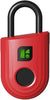 IglooHome Smart Padlock Lite, Fingerprint Lock - Red