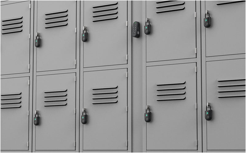 IglooHome Smart Padlock Lite, Fingerprint Lock - Red