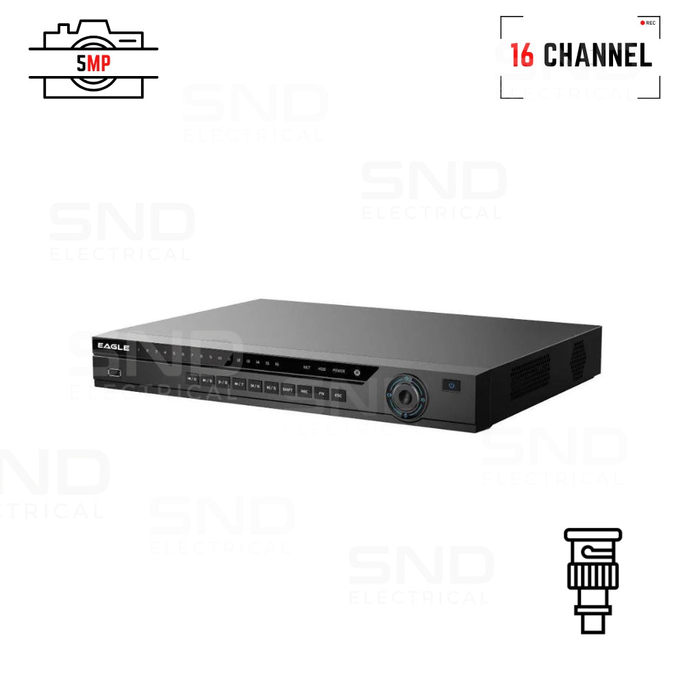 Eagle 16 Channel 5MP Lite Penta-Brid DVR with No Storage