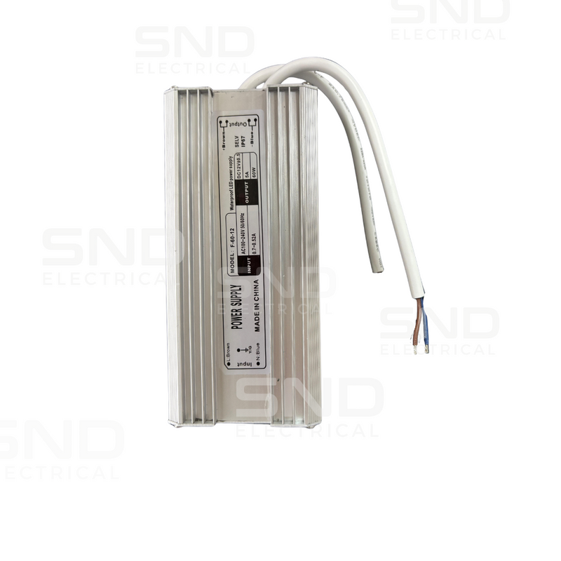 LED Driver Constant Voltage Power Supply Transformer IP67 DC 12V 60W