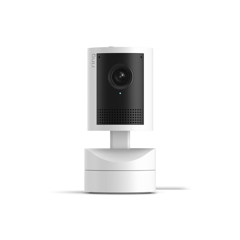 Ring Pan-Tilt Indoor Cam 2K – 360° Indoor Security Camera with Auto Tracking (White)