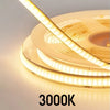 LED COB Strip 3000K Light, Seamless, 8mm Wide IP20 5M Reel