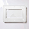 Hilton 2 Gang Rounded Edge Finger Plate / Surround — Clear
