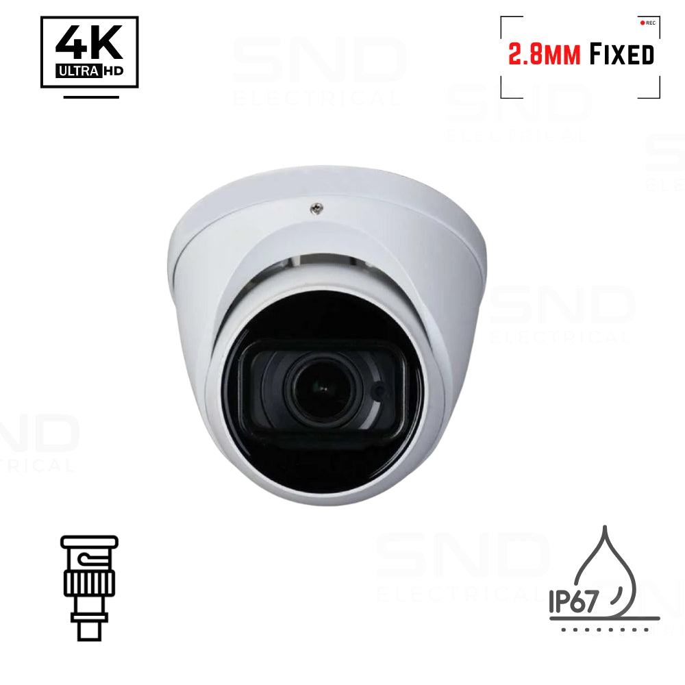 Eagle 4K/8MP Motorised Lens HDCVI IR Turret Camera