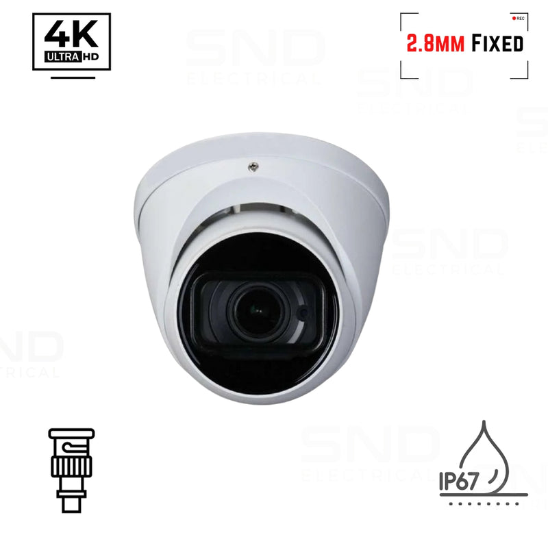 Eagle 4K/8MP Motorised Lens HDCVI IR Turret Camera