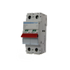 Hager SBR290 100A 2-Pole, Modular Switch with Red Toggle