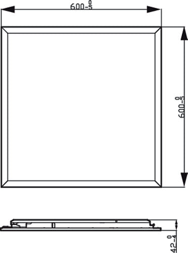 Philips CL560 Functional Ceiling Light Panel 12W 27K - White