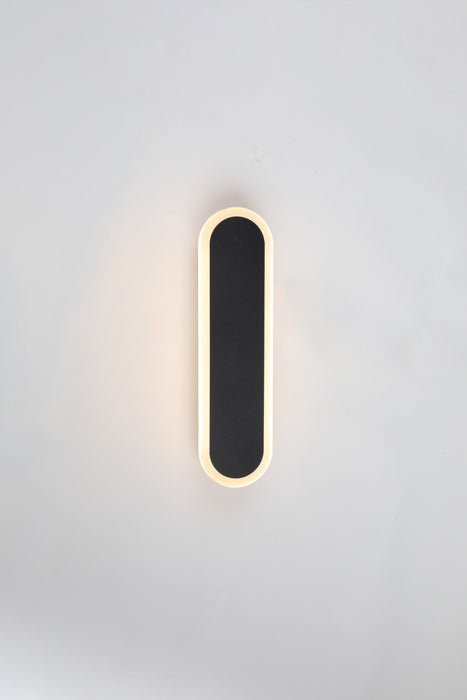 Linear RO 30 cm 6w Integrated CCT LED Outdoor Wall Light - Black