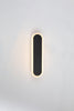 Linear RO 30 cm 6w Integrated CCT LED Outdoor Wall Light - Black