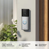 Ring Video Doorbell Plus - 2K Battery (Nickel Silver)