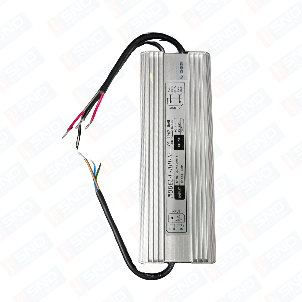 LED Driver Constant Voltage Power Supply Transformer IP67 DC 12V 100W