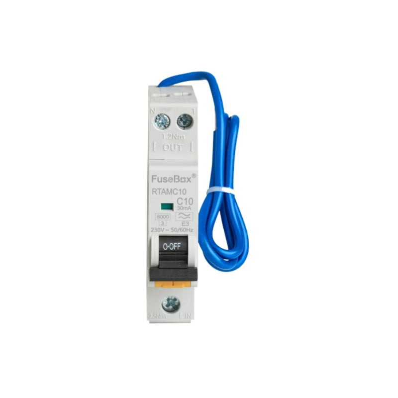 FuseBox Mini RCBO – Type A, C Curve (6A–40A) | RTAMC Series