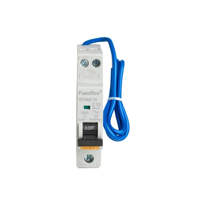 FuseBox Mini RCBO – Type A, C Curve (6A–40A) | RTAMC Series