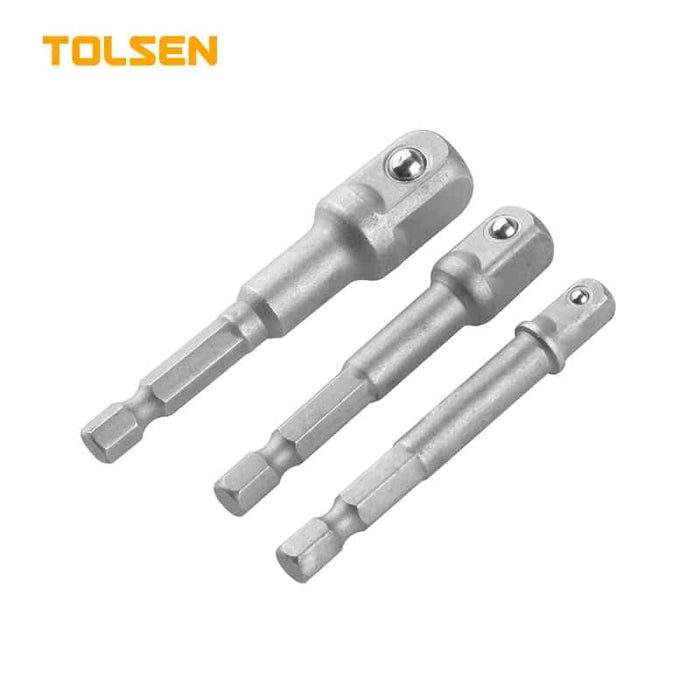 Tolsen 3 Piece Adaptor Set (1/4''-3/8''-1/2''')