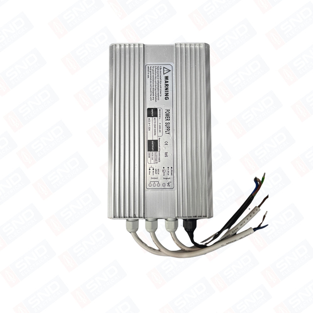 LED Driver Constant Voltage Power Supply Transformer IP67 DC 24V 200W
