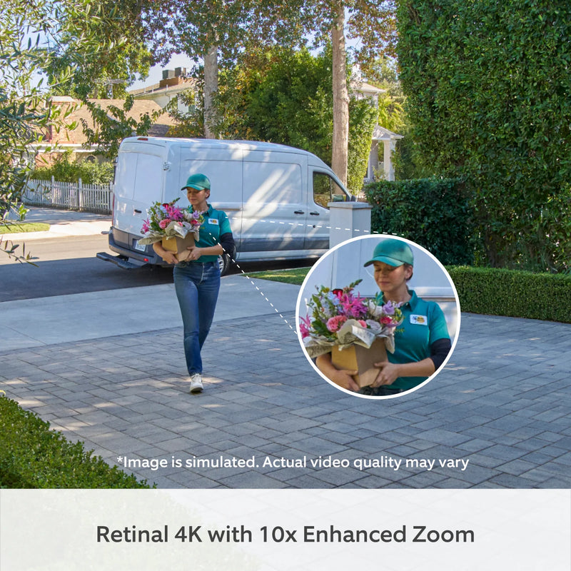 Ring Battery Video Doorbell Pro 4K (Newest Generation) (Silver)