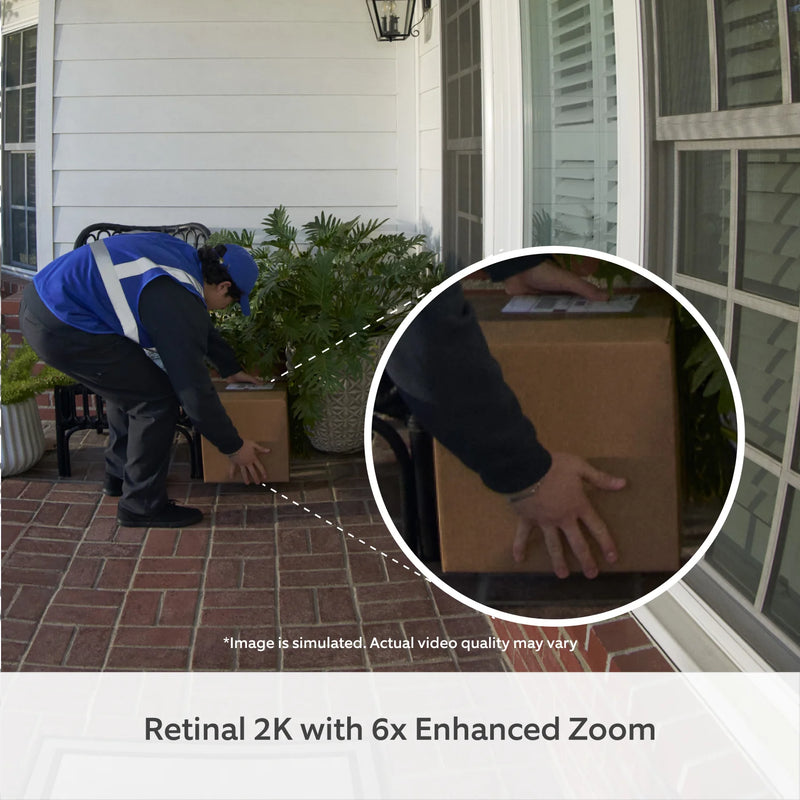 Ring Video Doorbell Plus - 2K Battery (Nickel Silver)