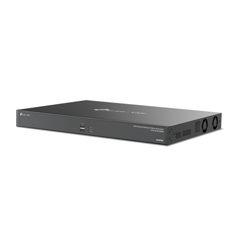 TP-Link VIGI NVR4064H | 64-Channel 4K Network Video Recorder, No HDD, Max 64TB, Dual HDMI, H.265+, Remote Monitoring