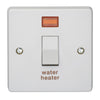 Crabtree Capital 4015/31 20A Dp Switch & Neon Printed 'Water Heater' Crabtree Capital - SND Electrical Ltd