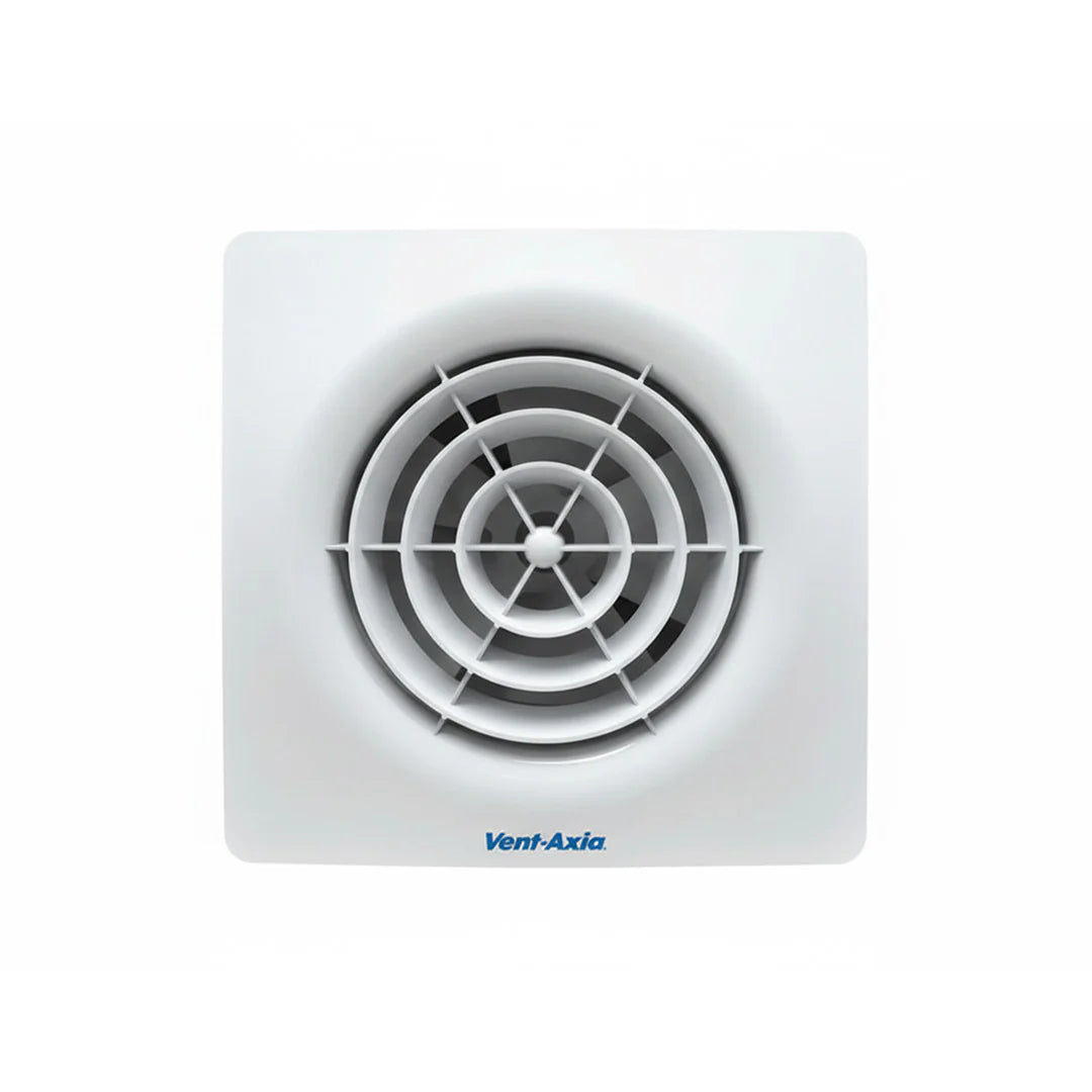 Vent-Axia Silent Fan 100mm, Fixed Speed, Intermittent, Timer Model, Fixed Grille (416473)