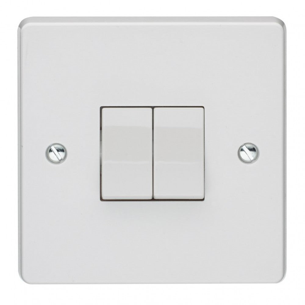 Crabtree Capital 4172 10Ax 2 Gang 2 Way Switch