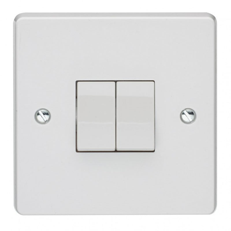 Crabtree Capital 4172 10Ax 2 Gang 2 Way Switch