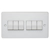 Crabtree Capital 4176 10Ax 6 Gang 2 Way Switch - SND Electrical Ltd