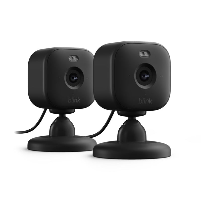 Blink Mini - 2Pack | Indoor plug-in pet security camera, 1080p HD - Black *