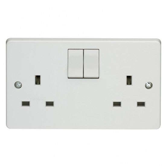 Crabtree Capital 4306 13A 2 Gang Switched Socket