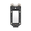 Crabtree 4460/6HPC — 20A DP Switch Module, Polished Chrome, Black Trim