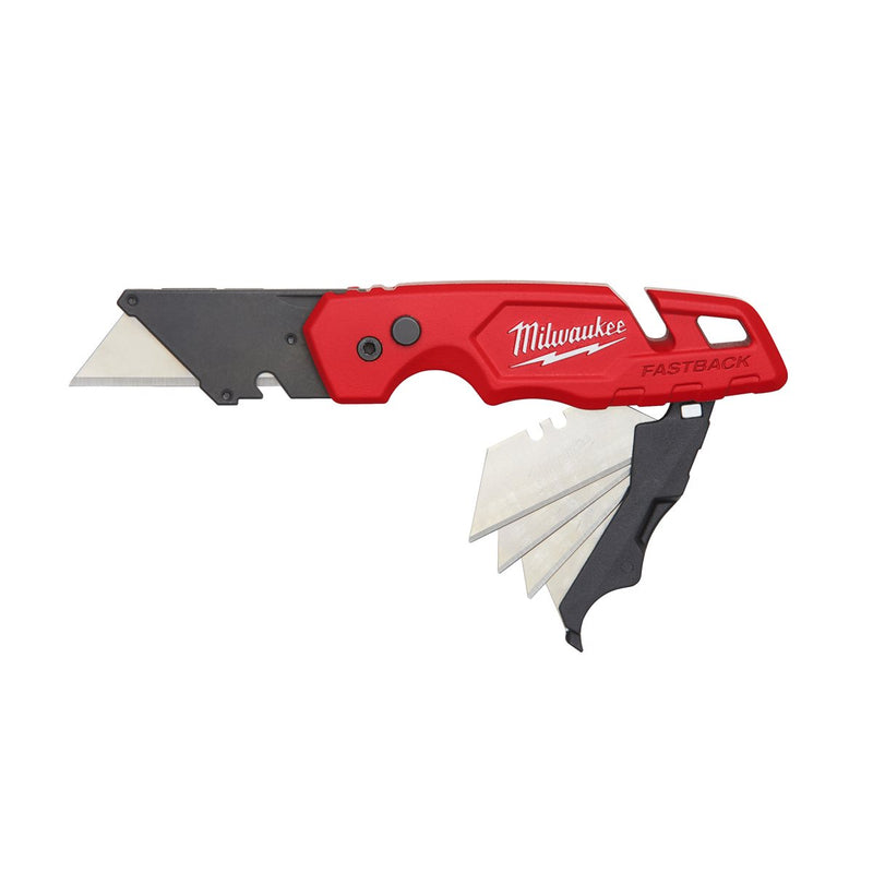 Milwaukee FASTBACK Flip Utility Knife with Blade Storage