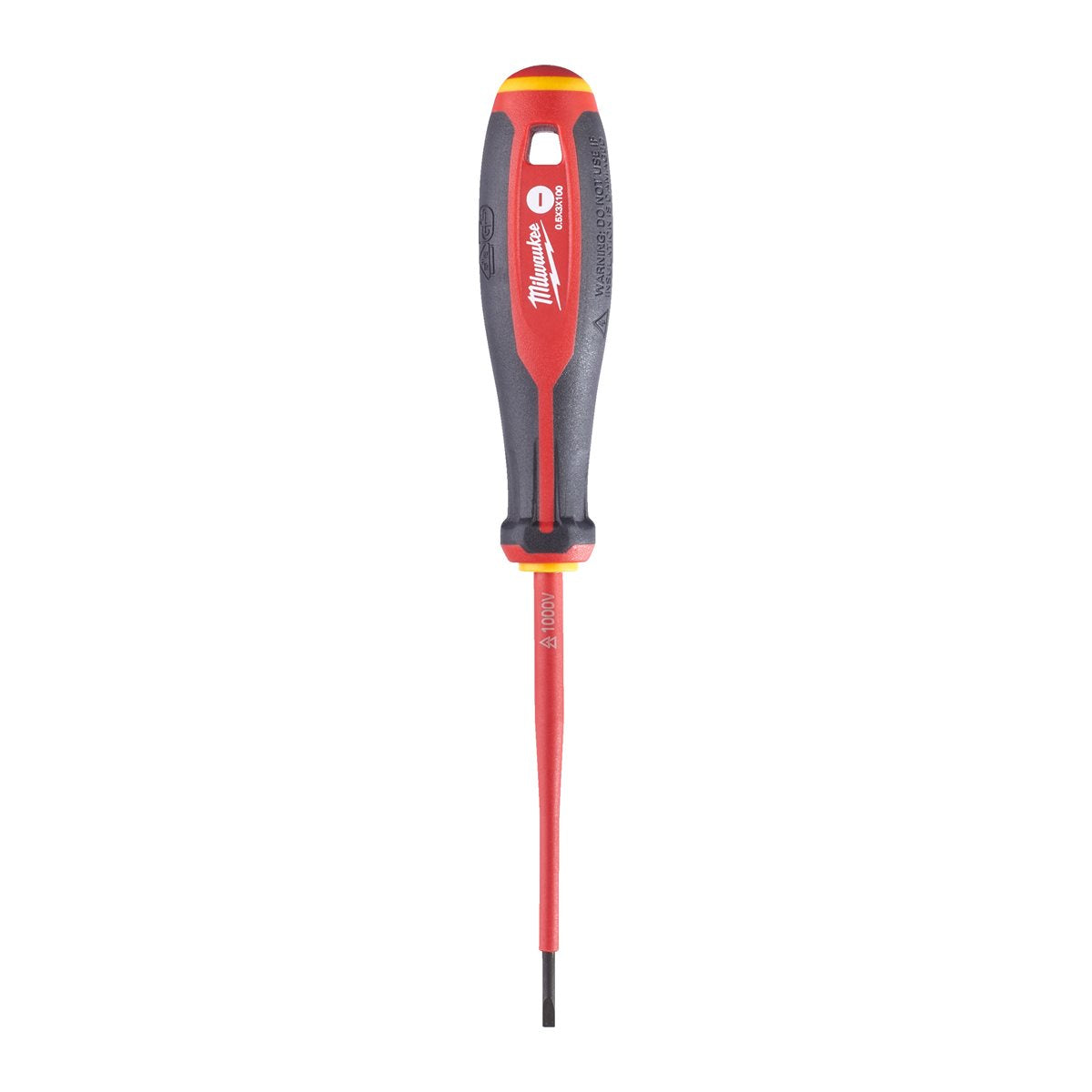 Milwaukee Tri-Lobe VDE Slotted Screwdriver 0.5 x 3 x 100mm