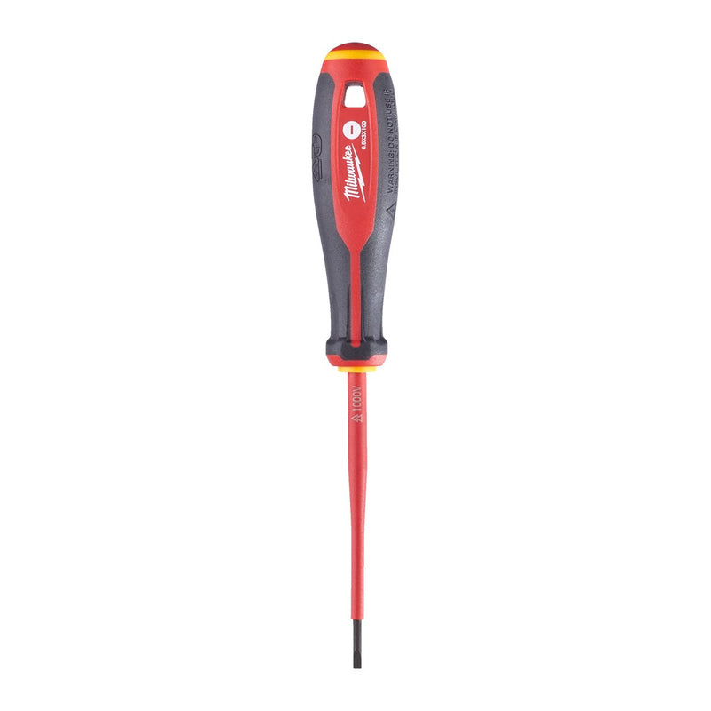 Milwaukee Tri-Lobe VDE Slotted Screwdriver 0.5 x 3 x 100mm