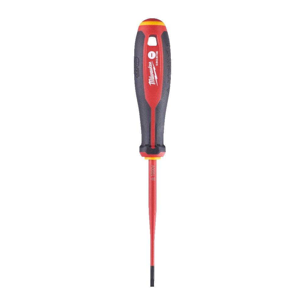 Milwaukee Tri-Lobe VDE Slotted Screwdriver 3.5x100mm