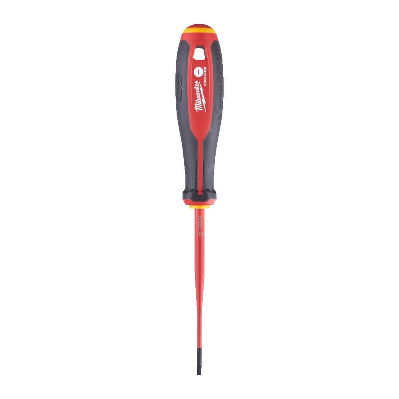 Milwaukee Tri-Lobe VDE Slotted Screwdriver 3.5x100mm