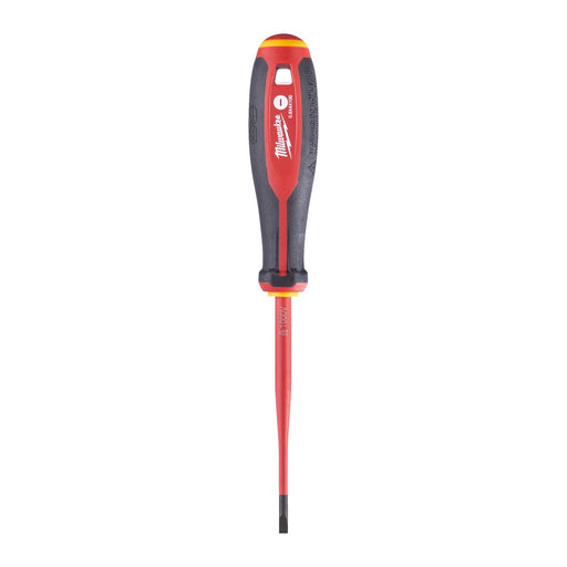 Milwaukee Tri-Lobe VDE Slotted Screwdriver 0.8 x 4 x 100mm