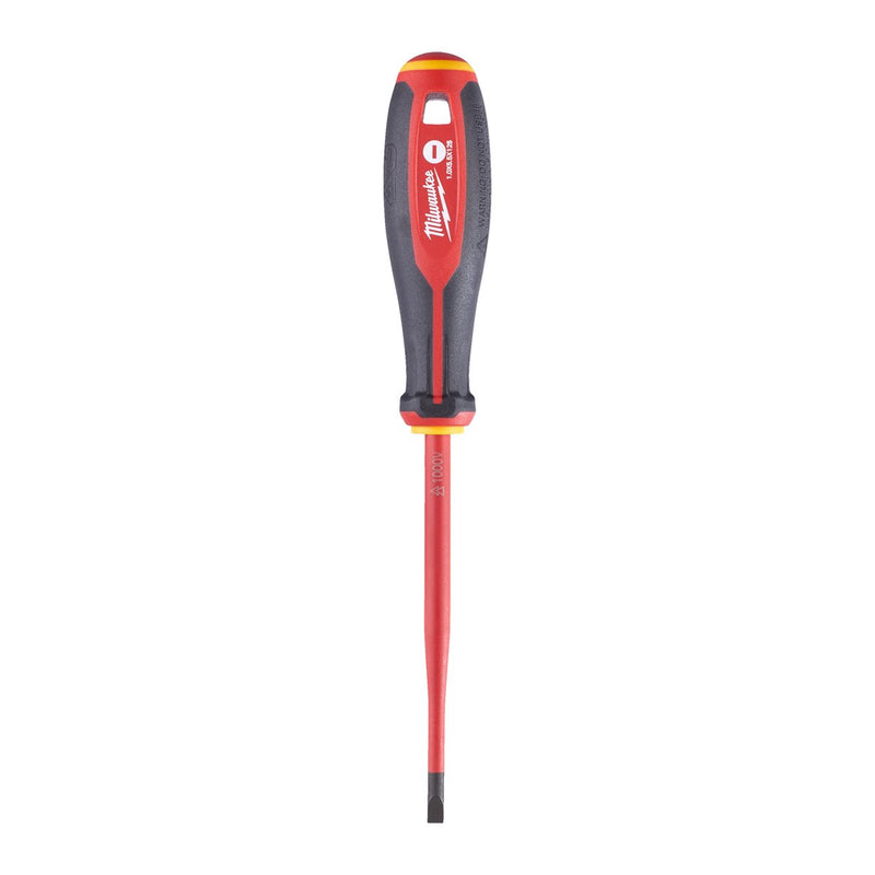 Milwaukee Tri-Lobe VDE Slotted Screwdriver 1.0 x 5.5 x 125mm