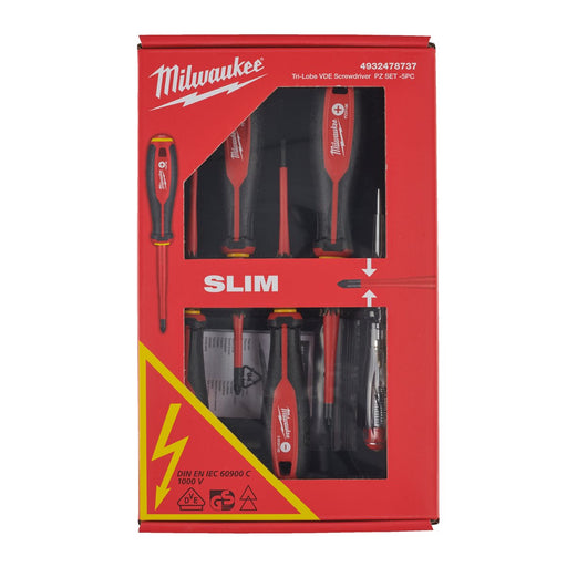 Milwaukee Tri-Lobe VDE Screwdriver Set 5 Piece