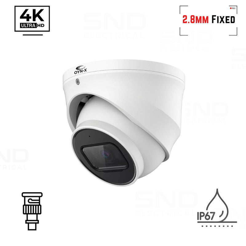 Eagle 4K/8MP Fixed Lens HDCVI IR Turret Camera