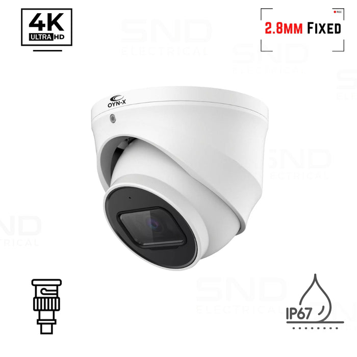 Eagle 4K/8MP Fixed Lens HDCVI IR Turret Camera